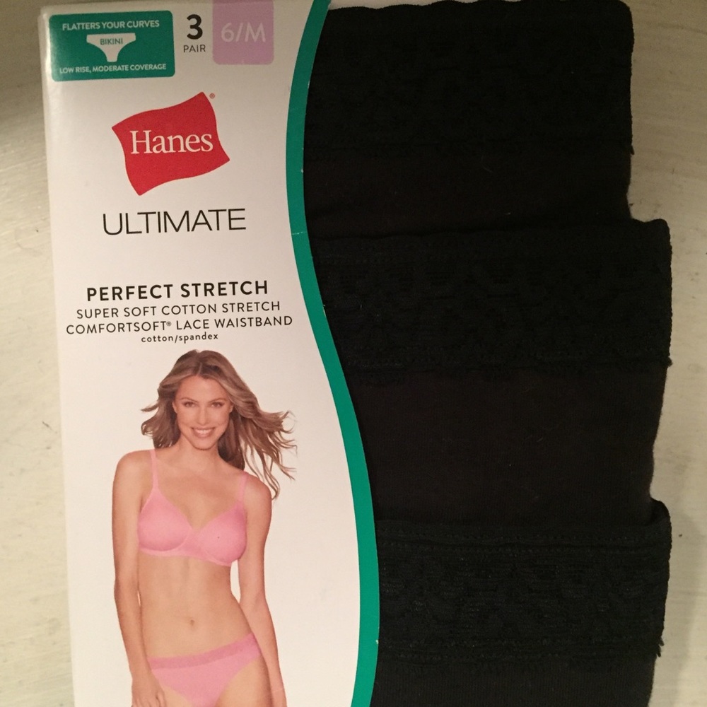 ❌ SOLD ❌ New Hanes Ultimate bikini panties 3 pk